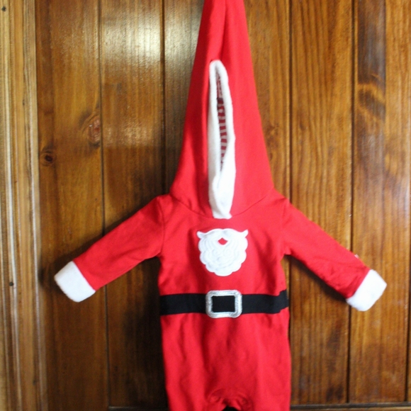Infant Santa Onsie by Cat & Jack & "Santa & Me"  Ornament Frame - Picture 4 of 11
